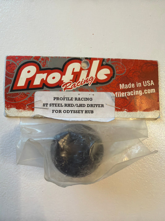 Profile Racing 8t Steel RHD/LHD Driver For Odyssey Hubs
