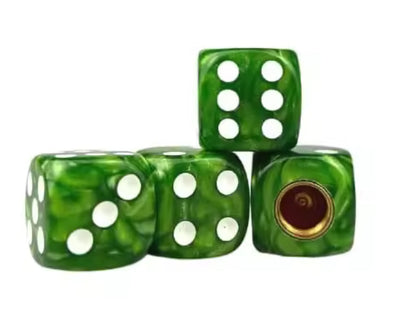 Dice Valve Caps (Pair)