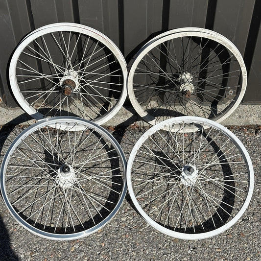 Used White Cassette Wheelsets