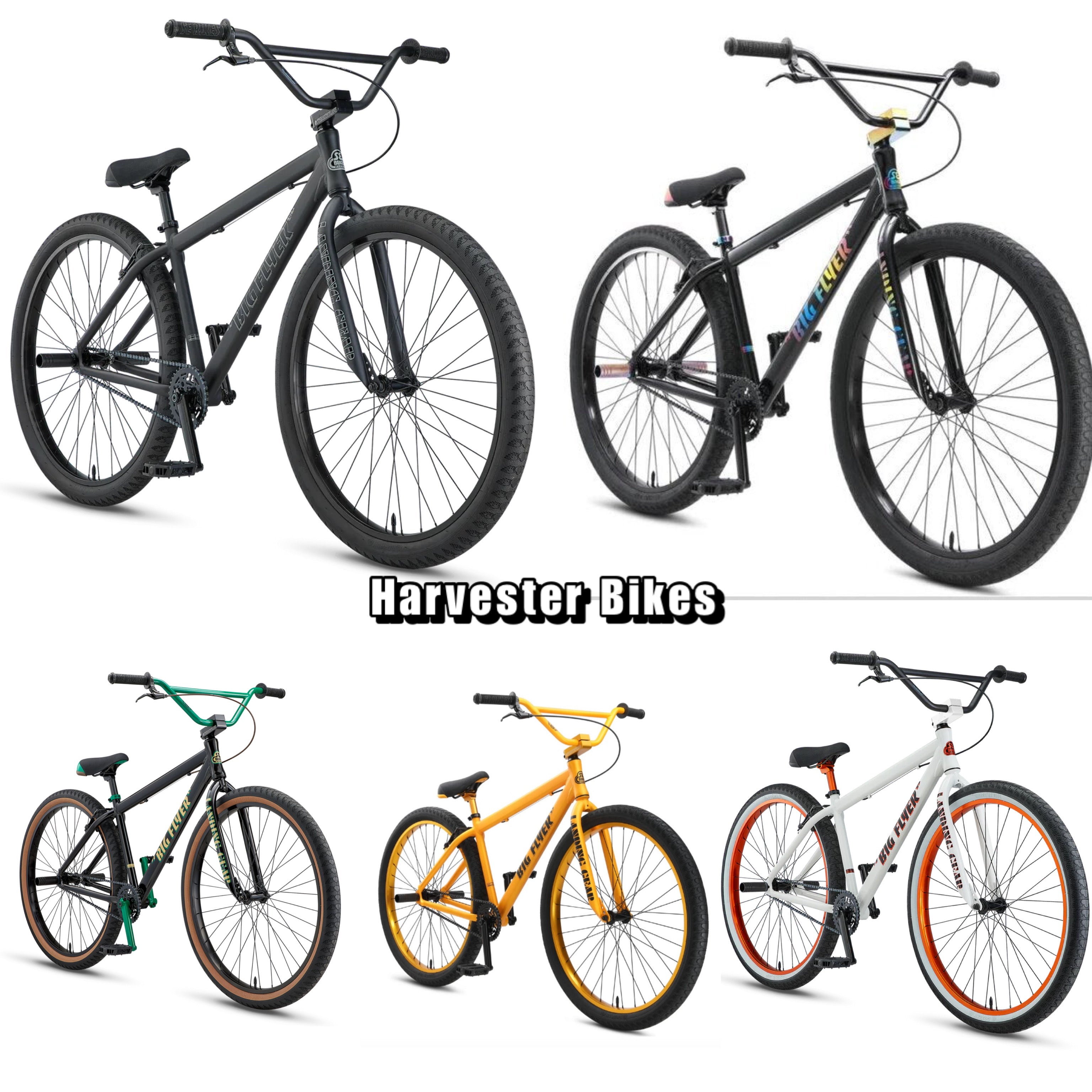 SE Bikes Big Flyer 29 BMX Freestyle Bike Yellow