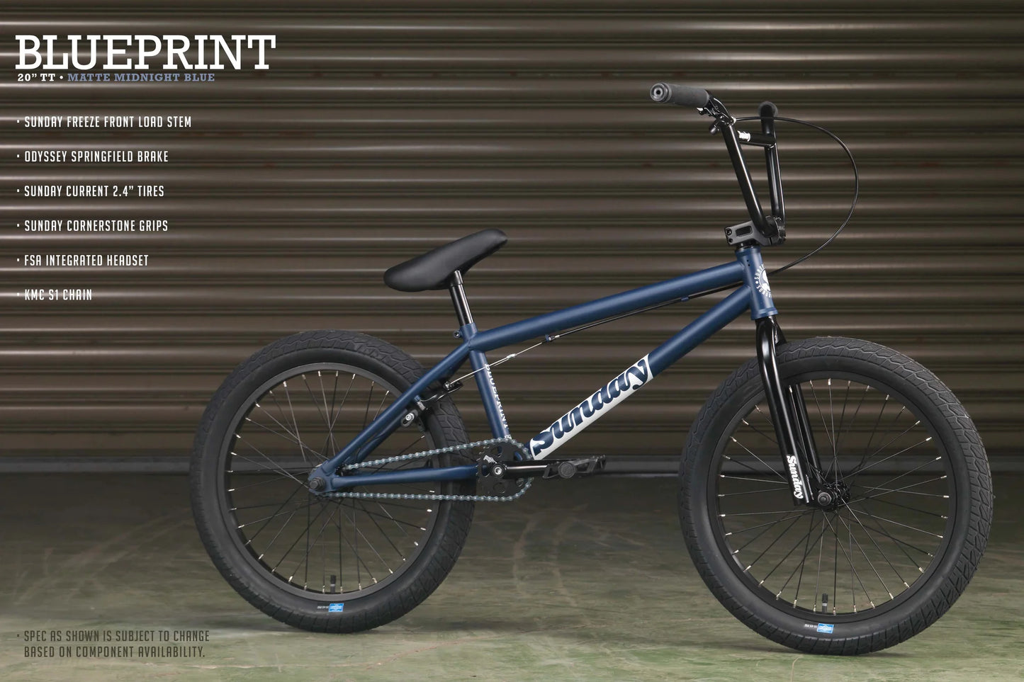 2023 Sunday Blueprint BMX Bike