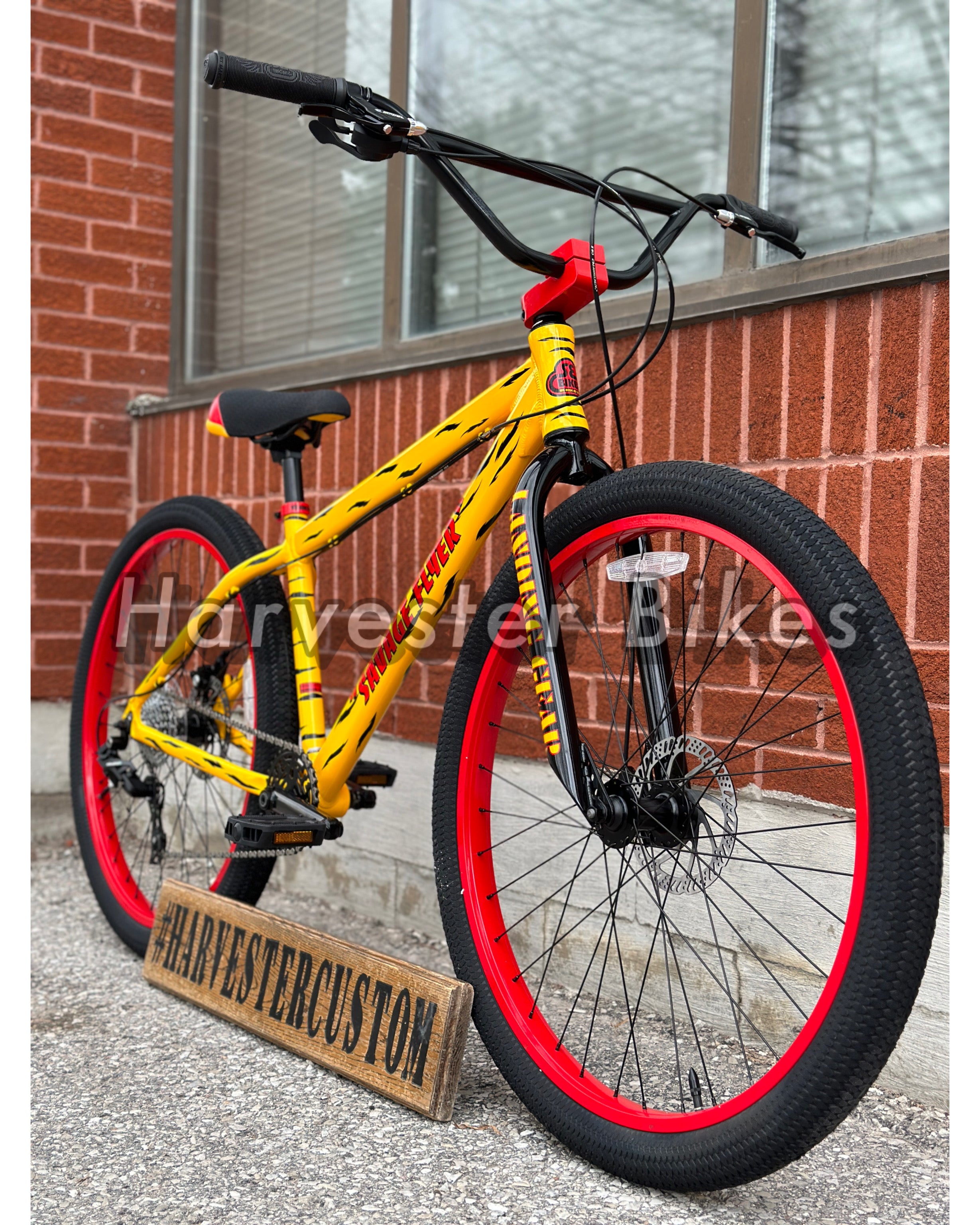 Yellow and sales red bike