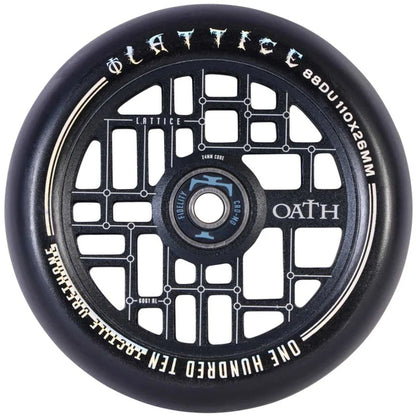 Oath Lattice V2 110x26mm - Scooter Wheels - Black / 110x26mm (Pair)