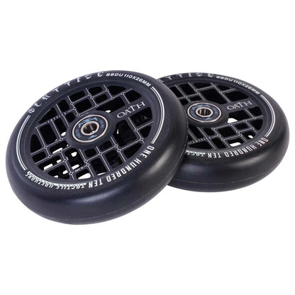 Oath Lattice V2 110x26mm - Scooter Wheels - Black / 110x26mm (Pair)