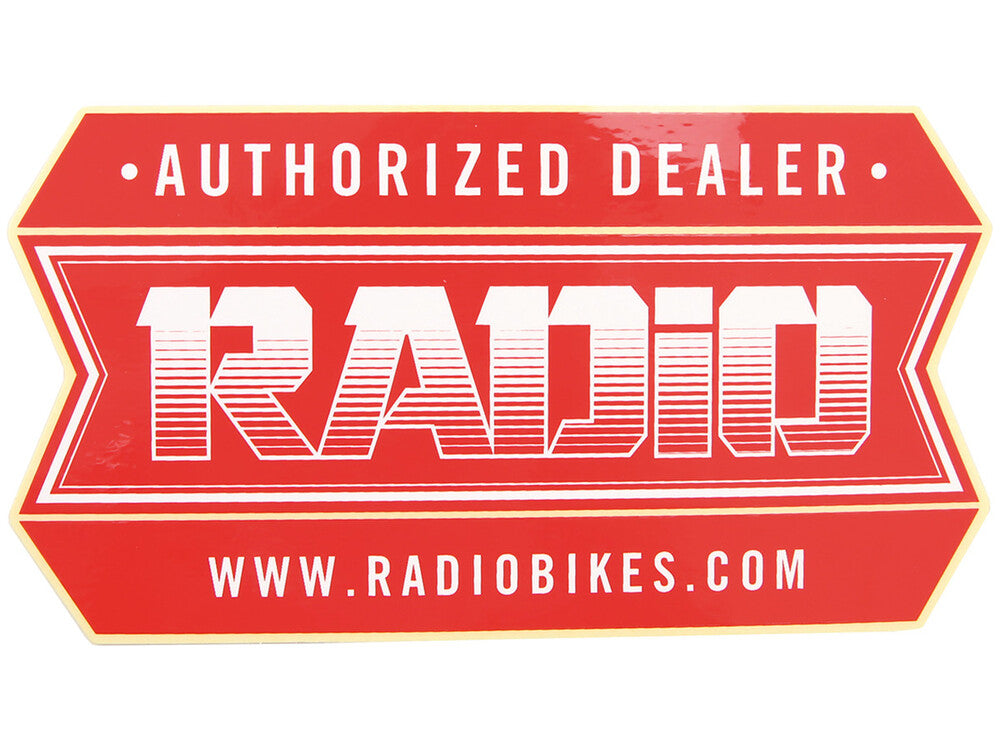 RADIO AUTHORIZED DEALER STICKER
