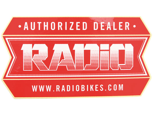RADIO AUTHORIZED DEALER STICKER