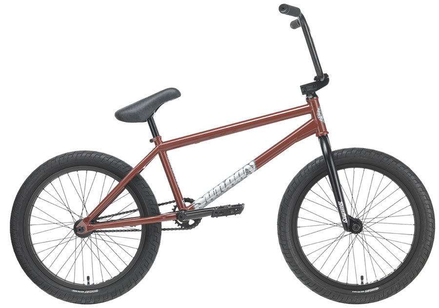 Sunday Silvawave BMX Bike - 21" TT, Gloss Dark Brick Red