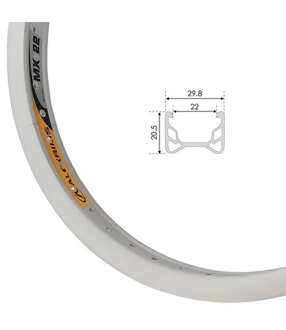 White bmx rims sale