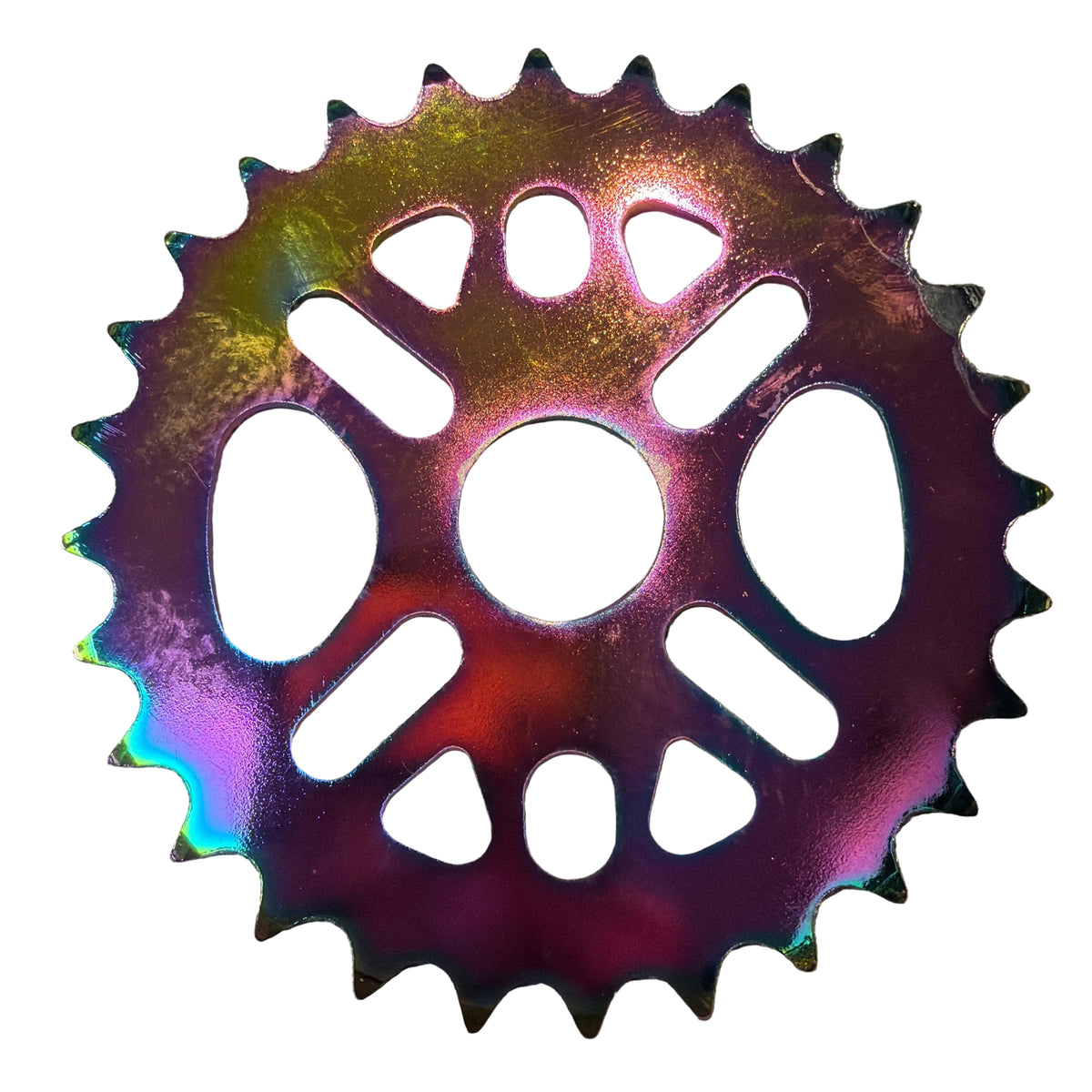 Chubbz Steel 28t Oil Slick Sprocket