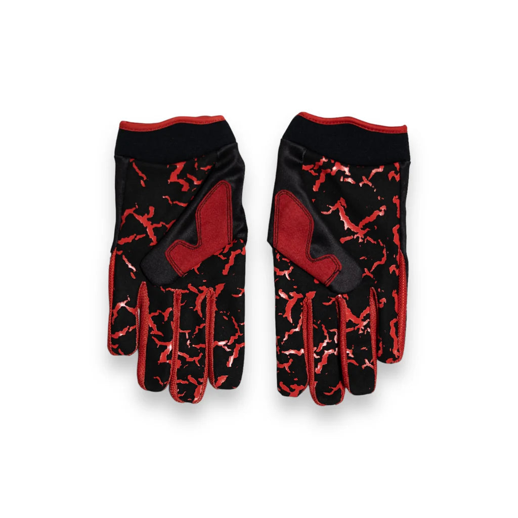 SE BIKES X CREME GLOVES - BLACK/RED