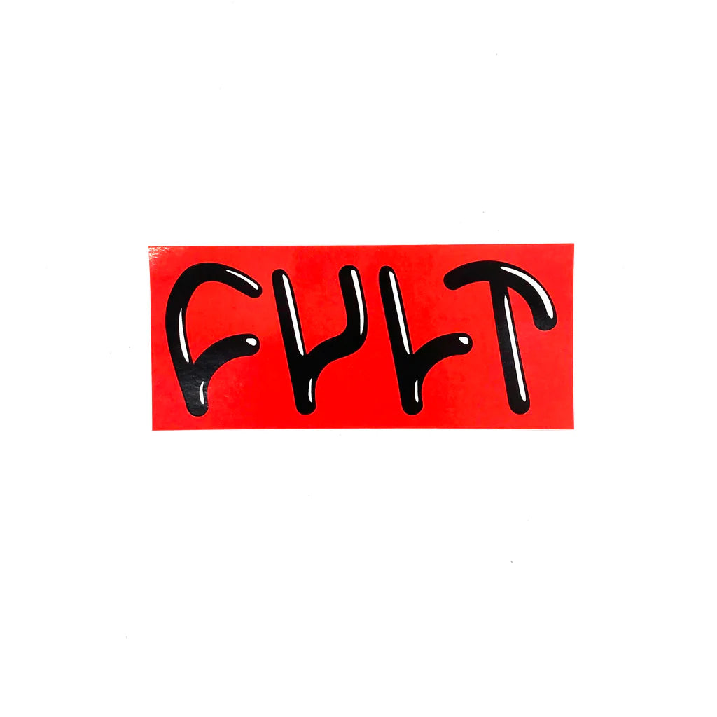 CULT BIG RED STICKER