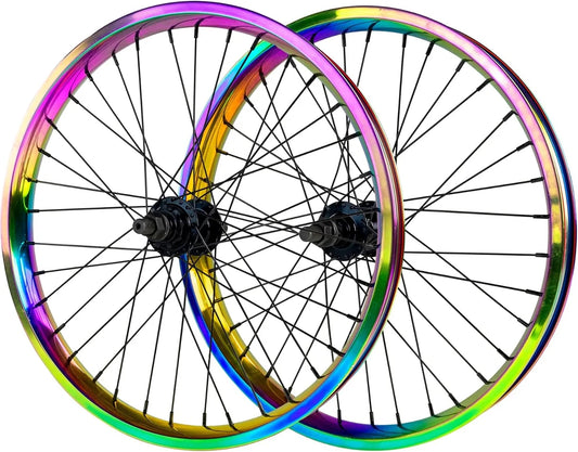 Elite BMX Bikes  20" Wheelset Oil Slick