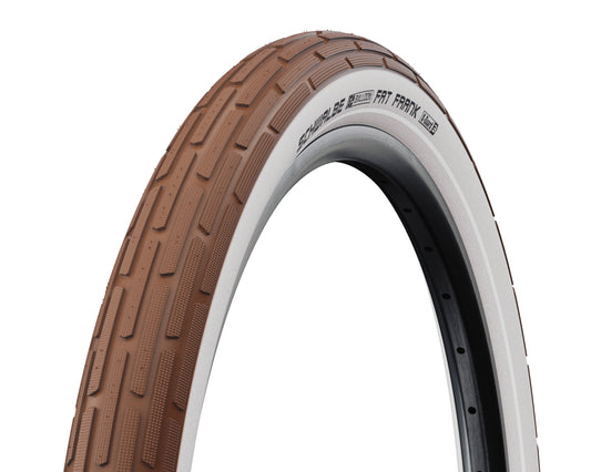 SCHWALBE FAT FRANK TIRE 26x2.35W - CREAM W/ REFLECTIVE