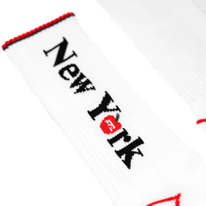 FTL NEW YORK SOCKS (WHITE)