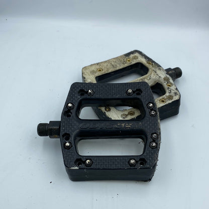 Used Odyssey JCPC Pedals Black/White 9/16”