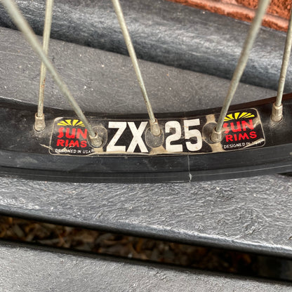 Used Mid School Sun Rims ZX25 Wheelset 14mm Axles