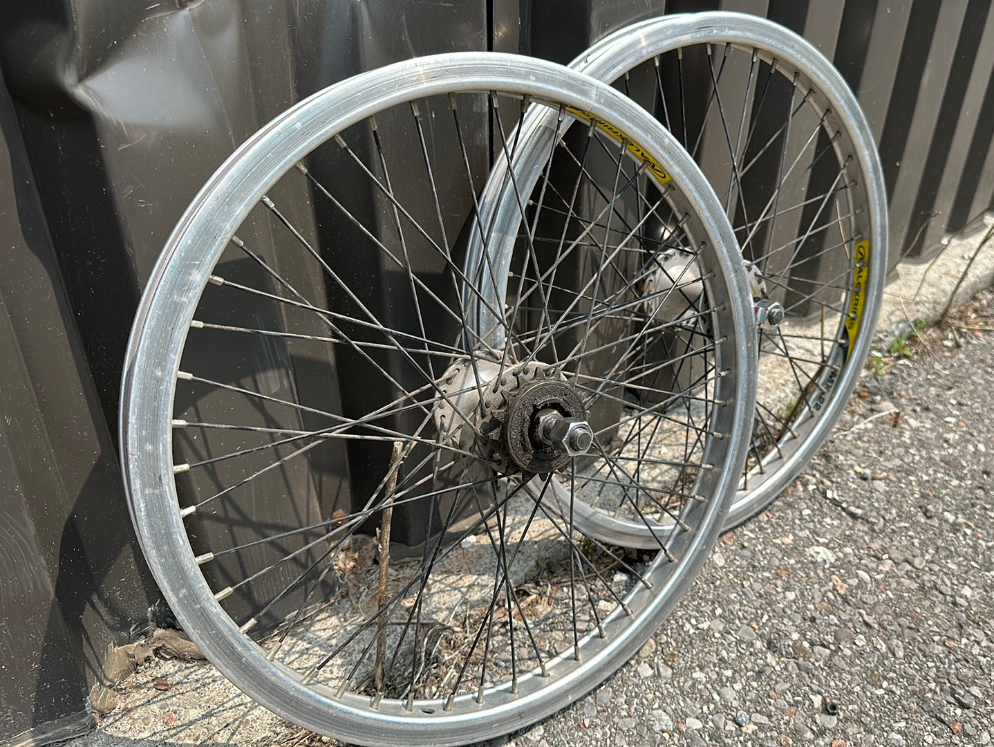 Used Mongoose Mid School Wheelset 48 Hole (oversized axles)