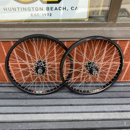 Used Mid School Sun Rims ZX25 Wheelset 14mm Axles