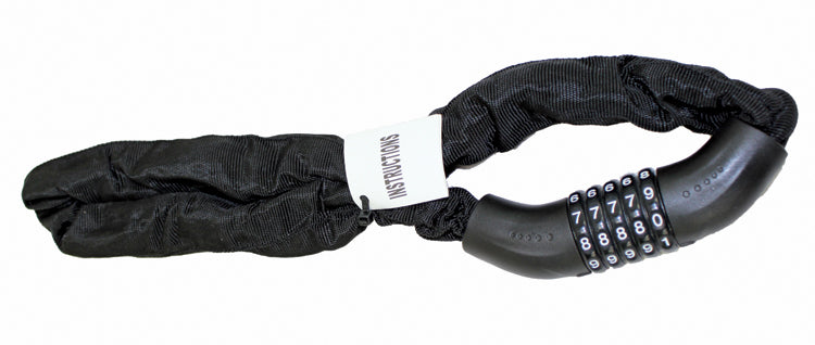 Securex Combination Lock “Heavy Duty” Steel Chain 8mm x 40″ – Harvester ...