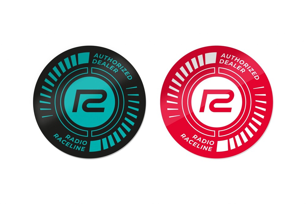 RADIO RACE DEALER STICKER