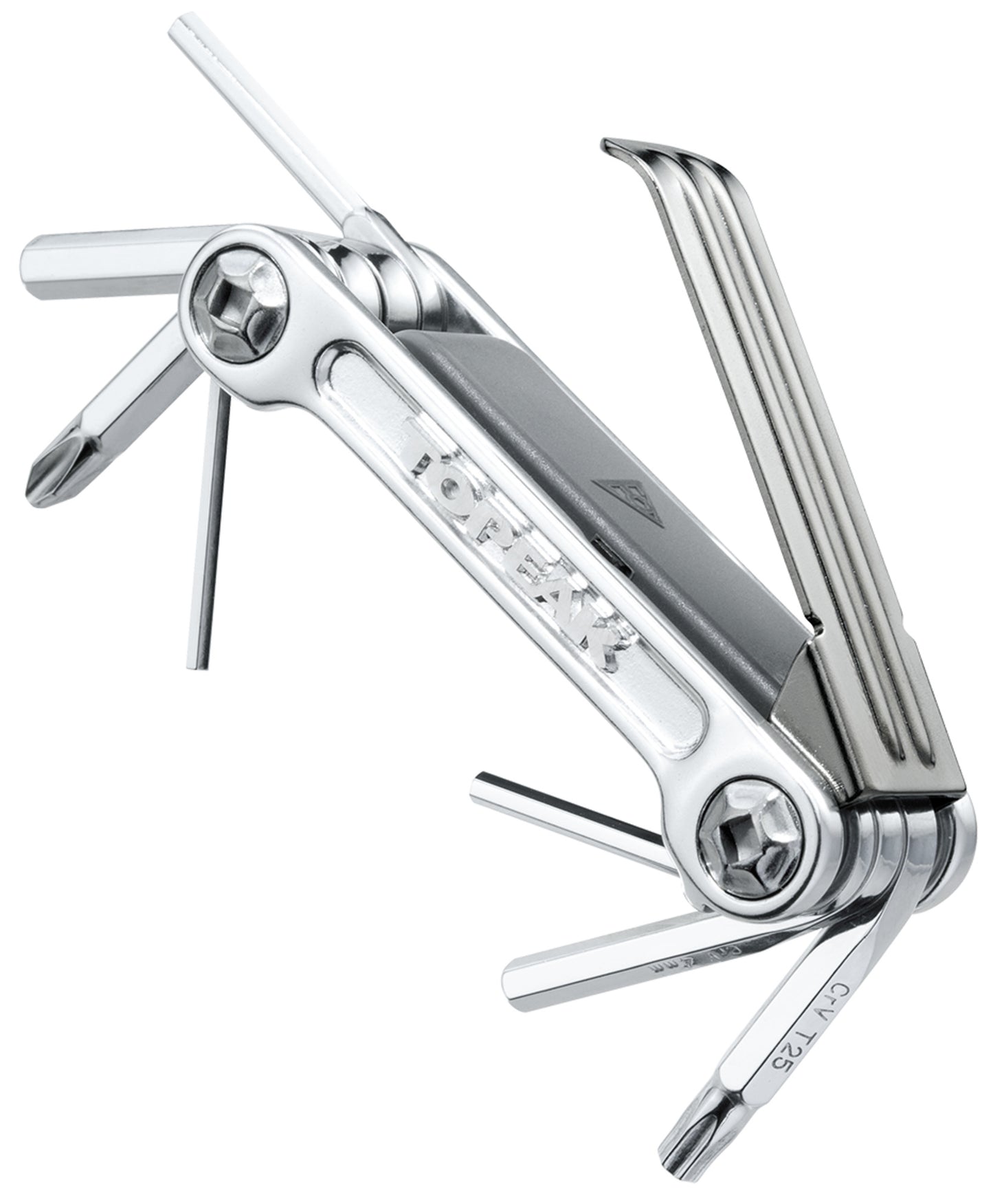 TOP PEAK MINI 9 PRO MULTI-TOOL - SILVER