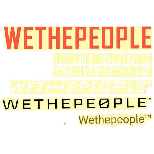 Wethepeople 4BIG Sticker Set