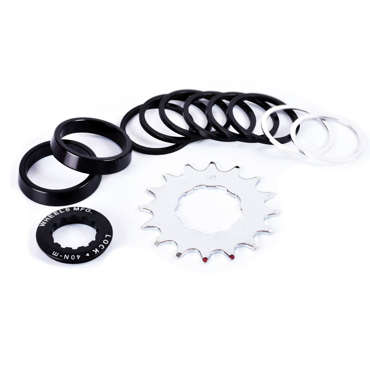 Wheels MFG Angled Spacer HG Single Speed Conversion Kit - 16T