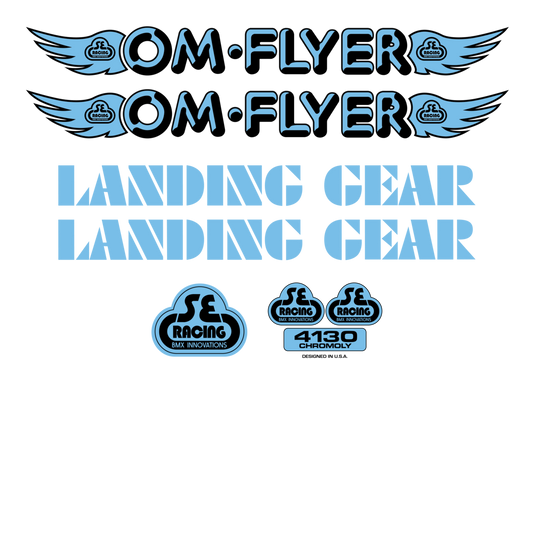 SE Bikes OM Flyer Decal Set