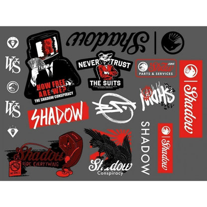 SHADOW HOW FREE ARE WE STICKER PACKS