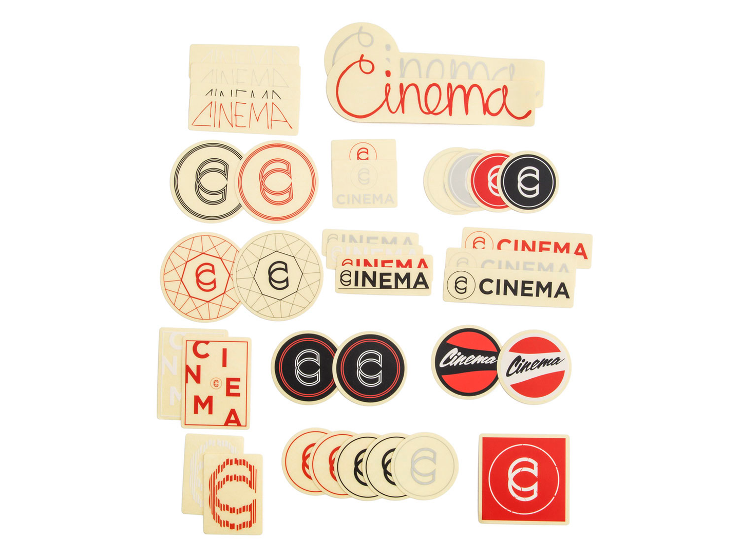 Cinema Sticker Set / 37 Piece