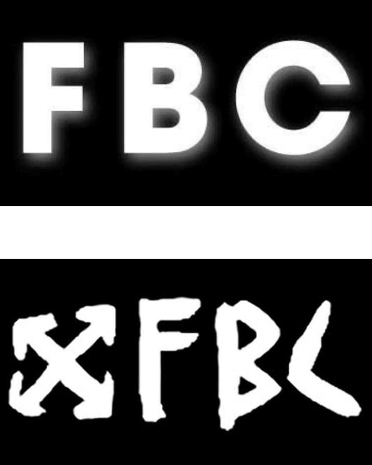 Fit Bike Co. FBC Decal (White)