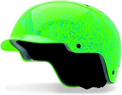 Giro Surface Helmet (Large, Neon Green/Cyan Creatures)