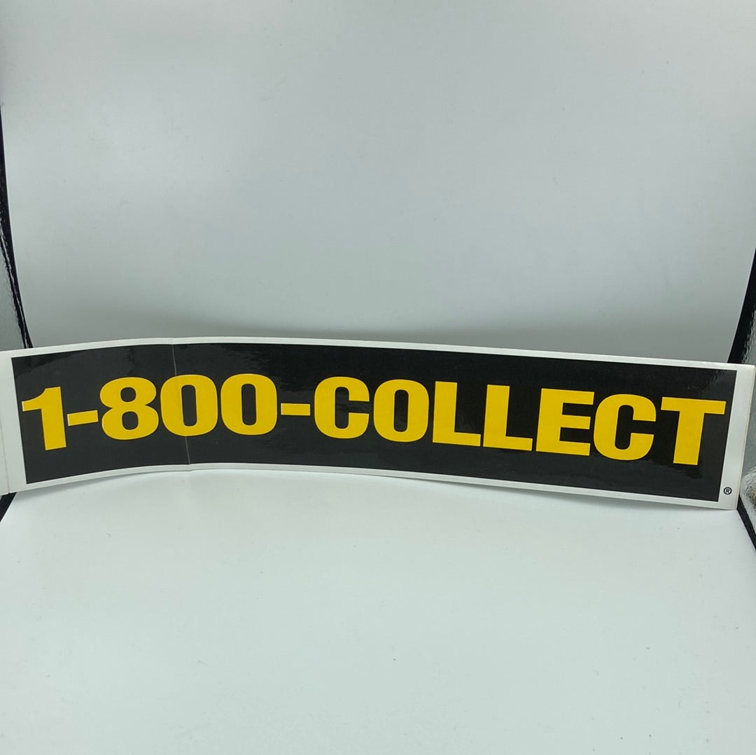 Mid School DK 15” Sticker 1-800-COLLECT