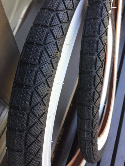20" White Wall Tire 1.95" for Old School BMX CST