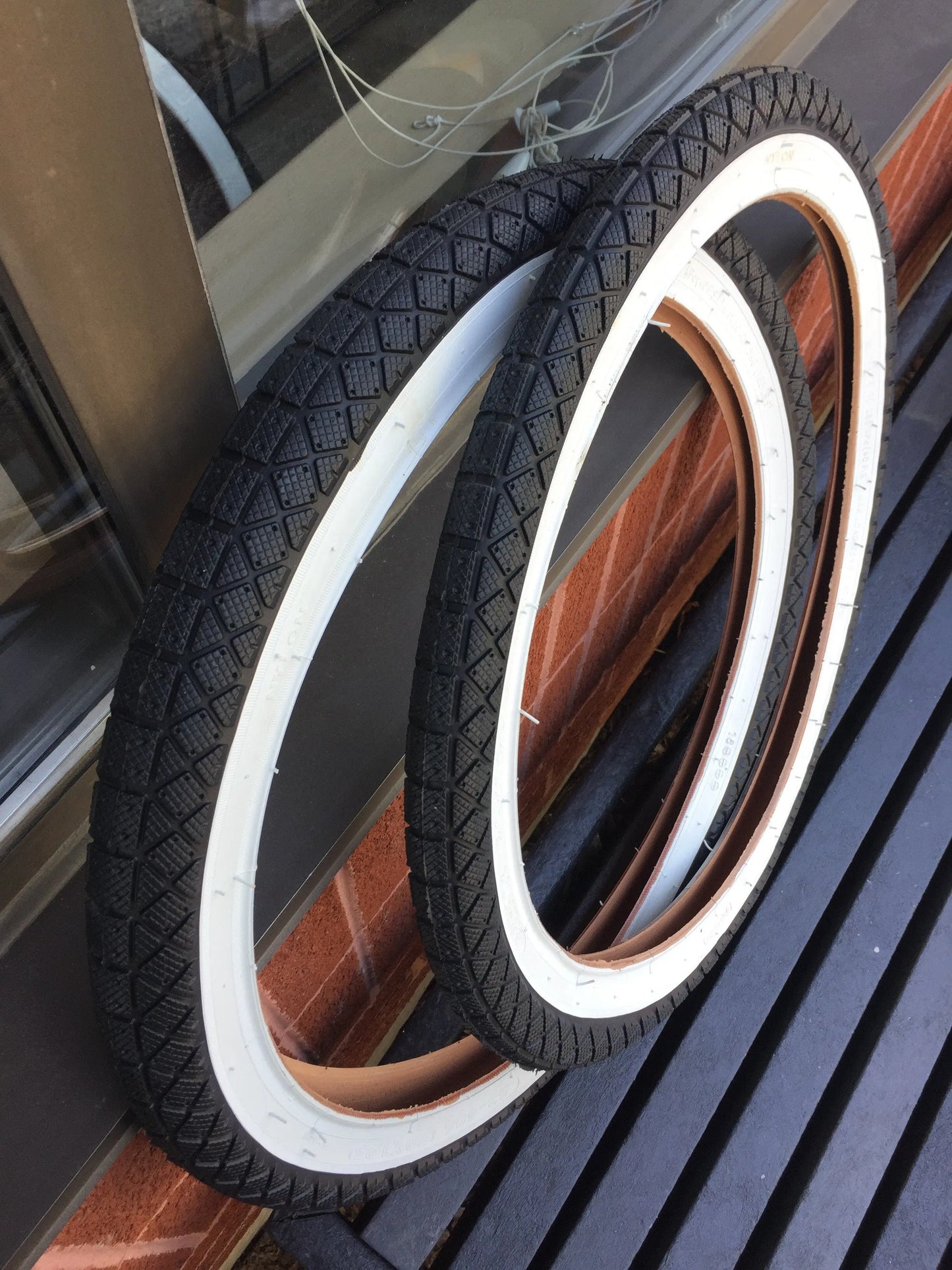 20" White Wall Tire 1.95" for Old School BMX CST