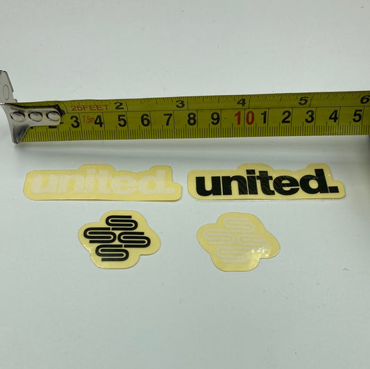 United sticker pack 4pcs