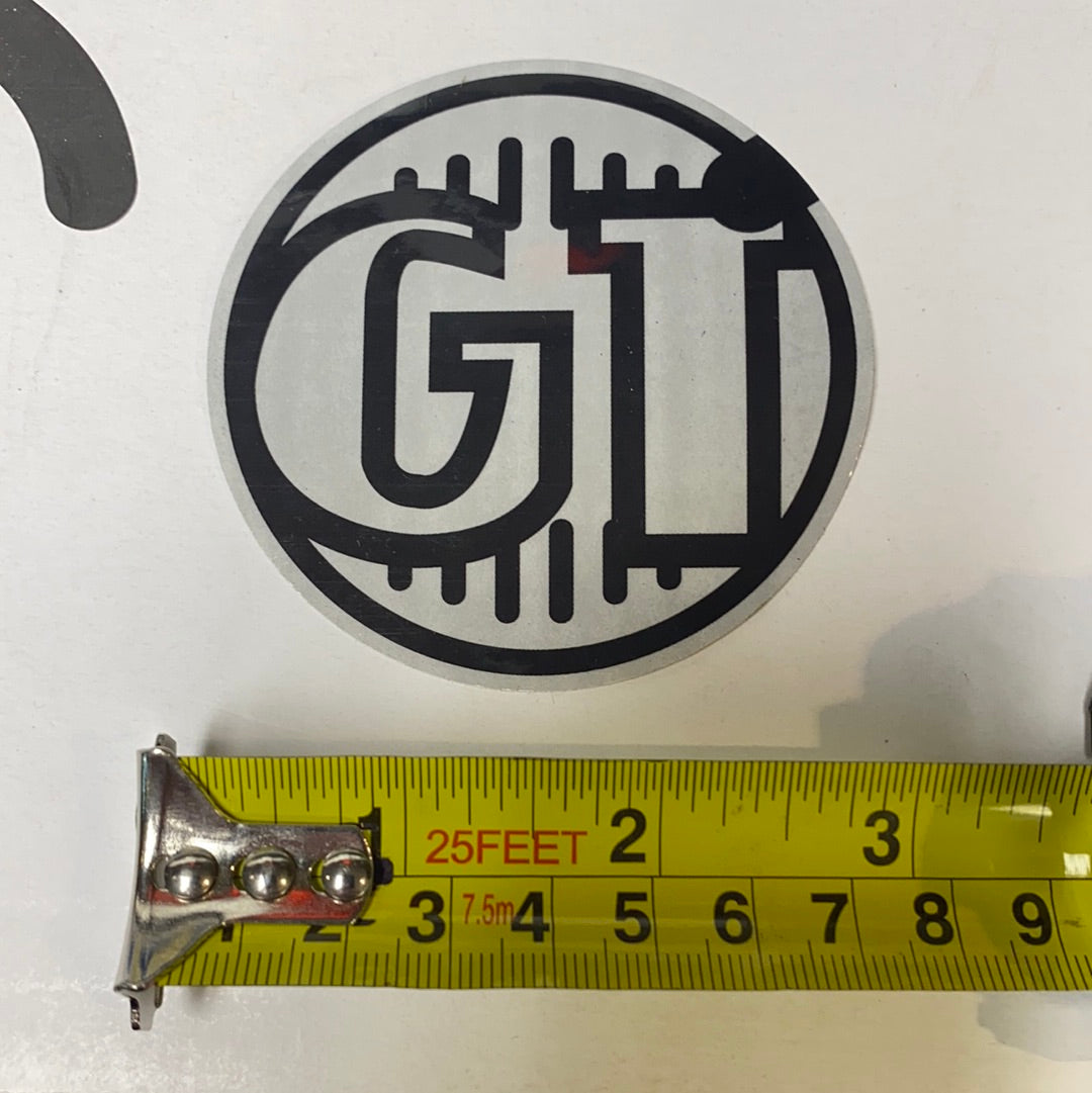 GT headtube logo grey