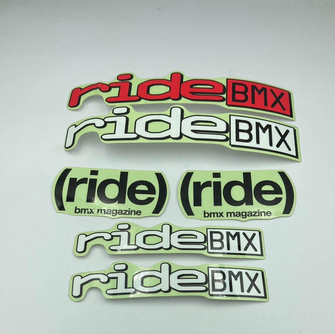 Ride BMX Magazine Stickers