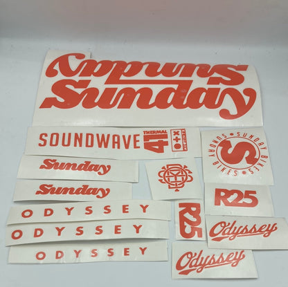 Sunday Soundwave Decal Kit Multiple Colours (REPLICA)