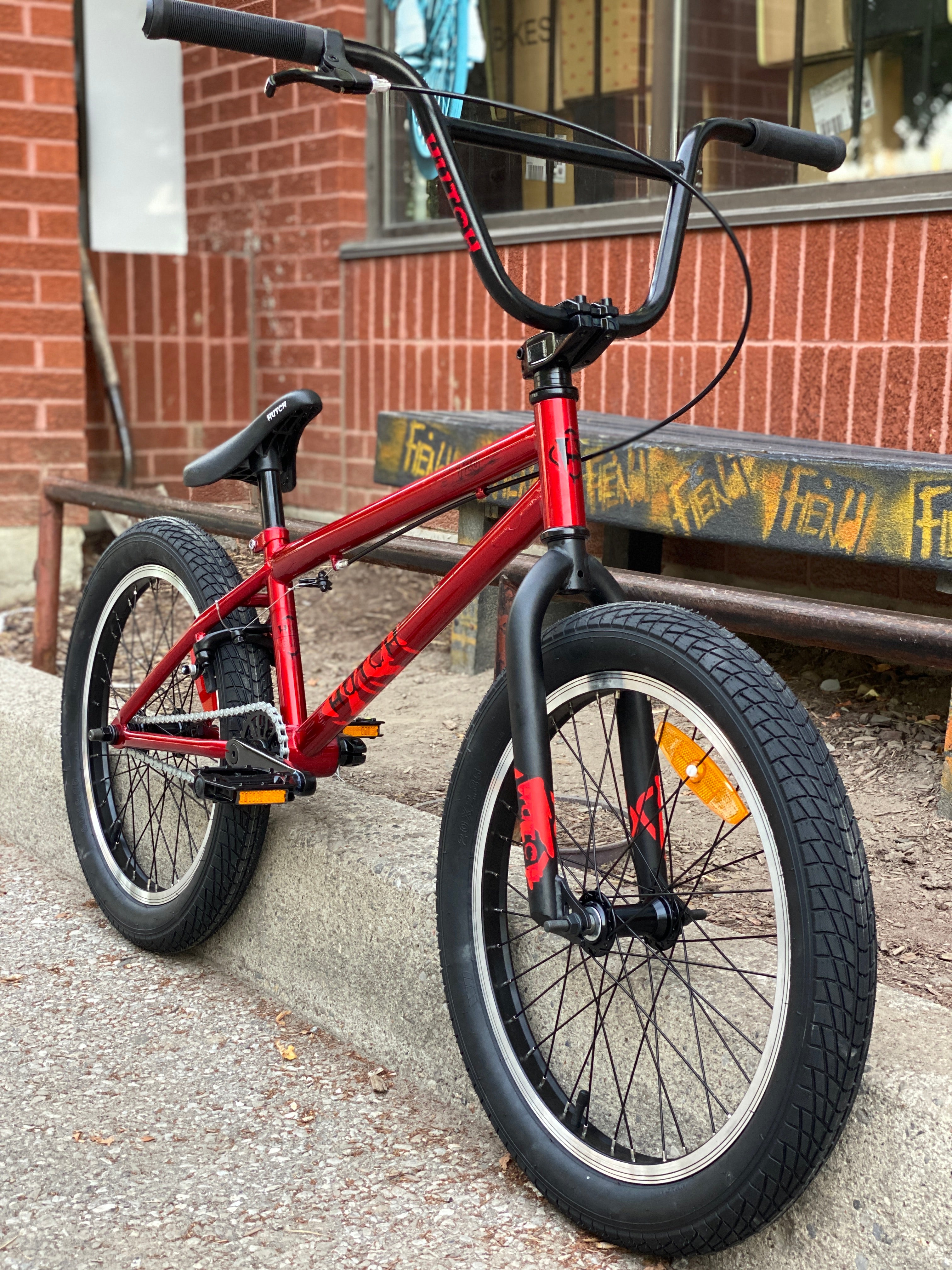 Red discount bmx frame