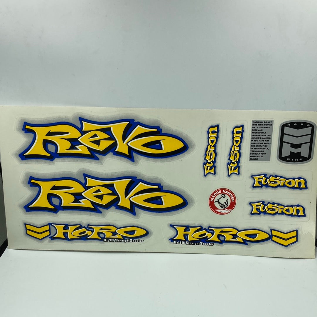 Haro Revo Decal Kit