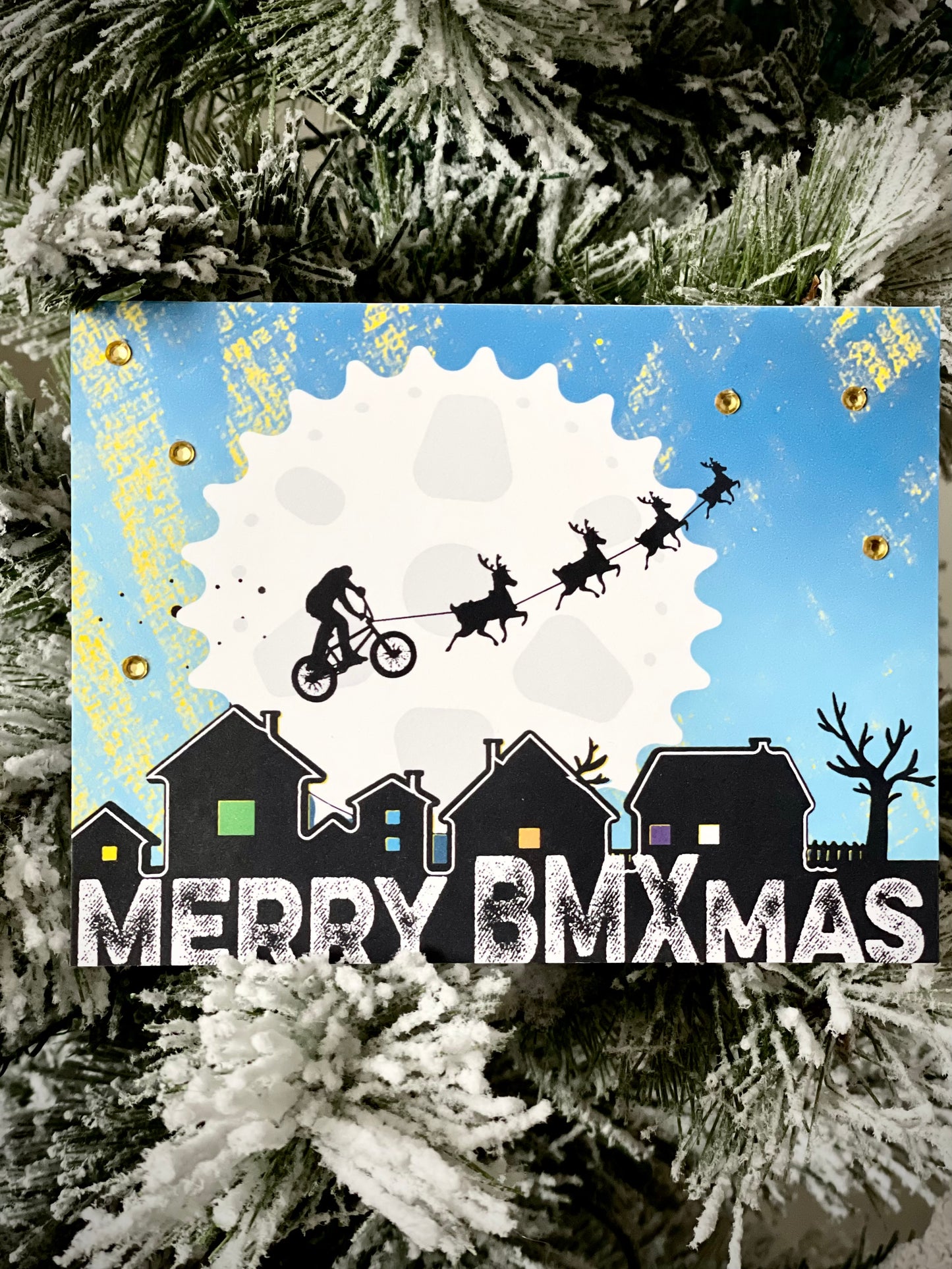 BMX Christmas Card - GREETING CARD