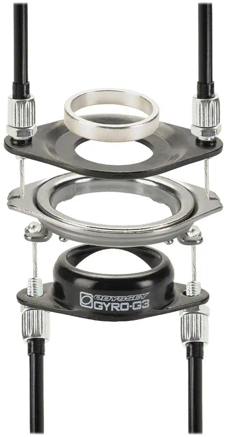Odyssey Gyro G3 1-1/8" Detangler Black Odyssey