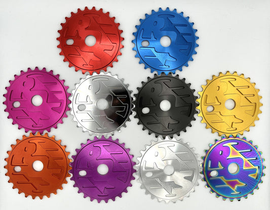Ride Out Supply ROS Logo Sprocket