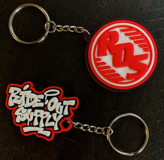 Ride Out Supply Authentic Logo Keychains