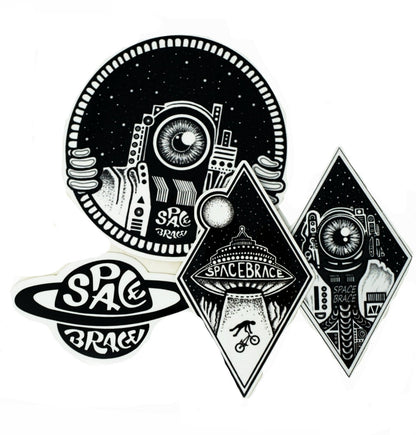 The Space Brace Sticker Pack (10)
